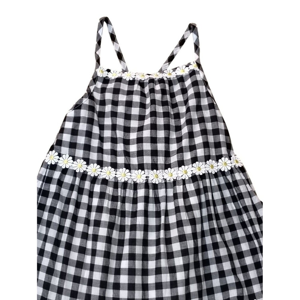 Isaac Mizrahi Girls Gingham Daisy Maxi Sun Dress - Picture 6 of 11